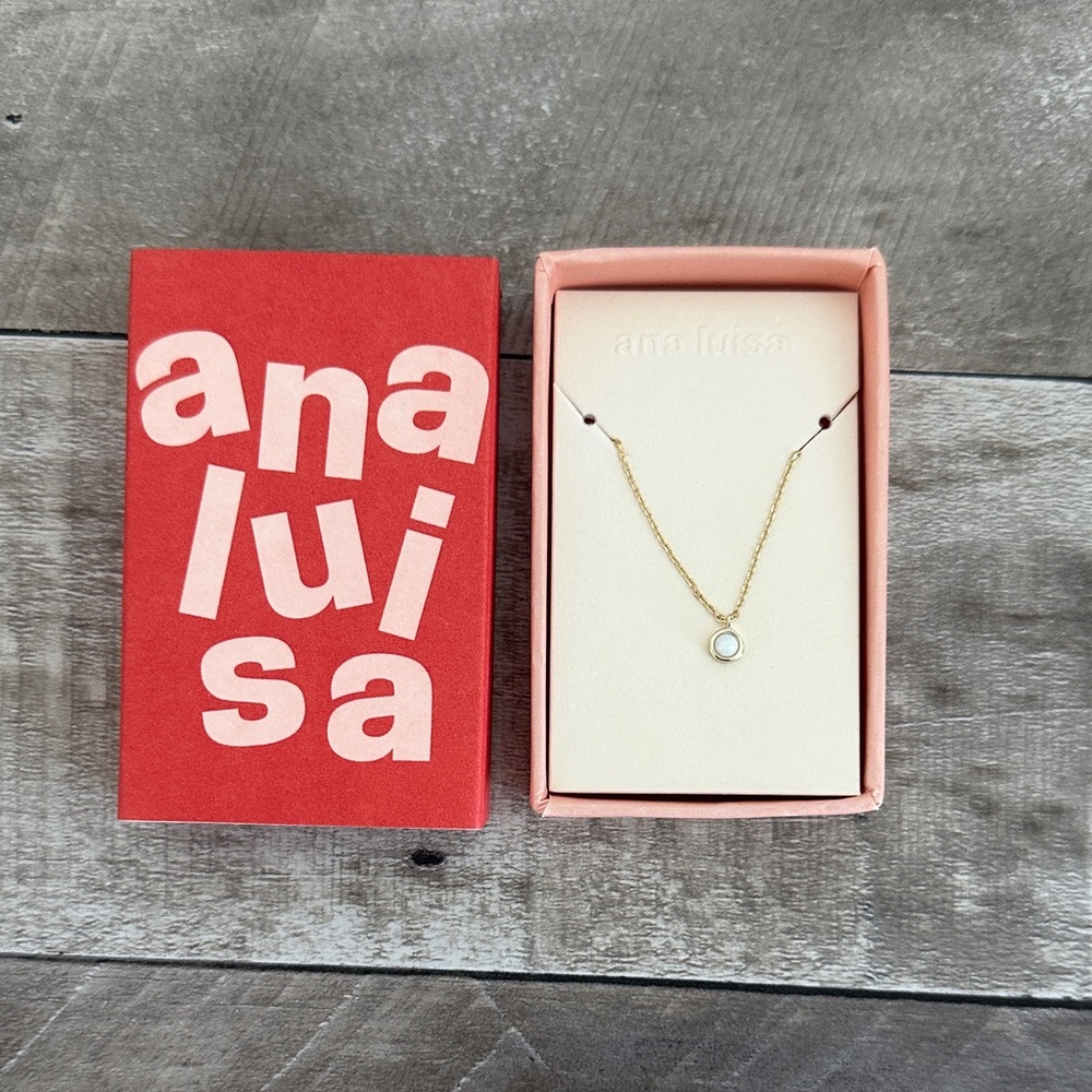 Ana Luisa Gold Necklace with Pearl Accent